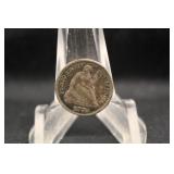1870 Seated Liberty Silver Half Dime
