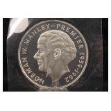 1974 Silver Jamaica $5 Coin