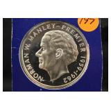 1975 Jamaica $5 Silver Proof Coin