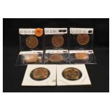 Lot of 8 Choice BU/Proof Lincoln Wheat Cents
