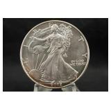 2002 1oz .999 Pure Silver Eagle