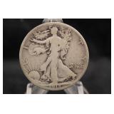 1918-S Walking Liberty Silver Half Dollar