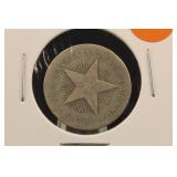 1916 Cuba 20 Cent Silver Coin
