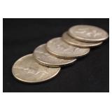 Lot of 5 Kennedy Post 64 Silver Half Dollars