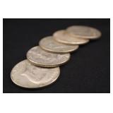Lot of 5 Kennedy Post 64 Silver Half Dollars