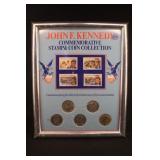 John F. Kennedy Stamp and Silver Coin Collection