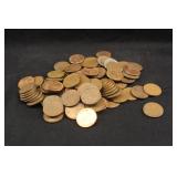 Lot of 100 Unsearched Lincoln Wheat Cents