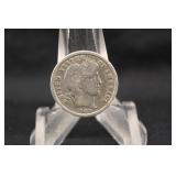 1907-O Barber Silver Dime