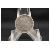 1907-S Barber Silver Dime