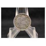 1908-P Barber Silver Dime