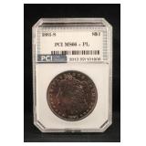 1881-S Certified Toned Ender Morgan Dollar *Pops