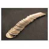 Roll of 40 1935 VG/F Buffalo Nickels