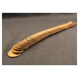 Roll of 50 1932-D Wheat Cents VG/XF