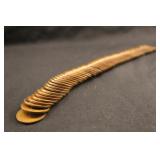Roll of 49 1932 VG-XF Wheat Cents