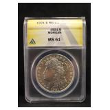 1921 MS61 Morgan Silver Dollar