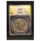 1921 MS63 Morgan Silver Dollar Certified