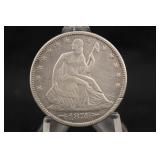 1874 Seated Liberty Silver Half Dollar *Excellent