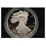 2019-W 1oz .999 Silver American Eagle Proof w/COA