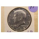 1968-D Kennedy Silver Half Dollar