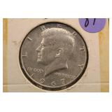 1967 Kennedy Silver Half Dollar
