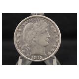 1915-D Barber Silver Half Dollar