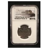 1940R Italy Lira XVIII Coin World War 2