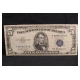 1953A $5 Silver Certificate Bank Note