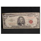 1963 $5 Red Seal Bank Note