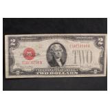 1928-G $2 Red Seal Bank Note