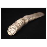 Roll of 50 Mercury Silver DImes
