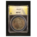 1881-S MS63 Morgan Silver Dollar Certified