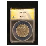 1946-S Certified Walking Liberty Silver Half