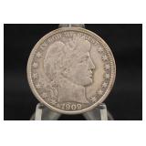 1909-P Barber Silver Half Dollar