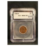 1948-S MS66 Red Lincoln Wheat Cent