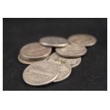 Lot of 10 90% Silver Pre-64 Roosevelt Dimes