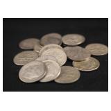 Lot of 20 90% Silver Pre-64 Roosevelt Dimes