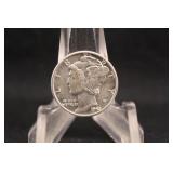 1943-P Uncirculated Mercury Silver Dime
