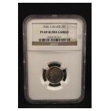 2006-S PF69 Ultra Cameo Roosevelt Silver Dime