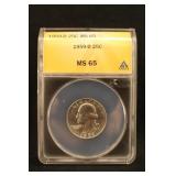 1959-D MS65 Washington Silver Quarter