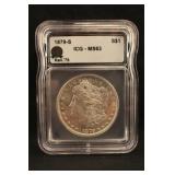 1879-S MS63 Certified Morgan Silver Dollar