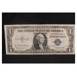 1935-H $1 Silver Certificate Bank Note