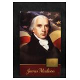 James Madison 1/1000thoz .999 Gold In Assay