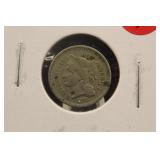 1868 Three Cent Nickel
