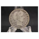1907-S Barber Silver Quarter
