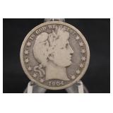 1904-O Barber Silver Half Dollar