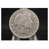 1903-S Barber Silver Half Dollar