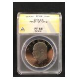 1976-S PF68 Certified Var 2 Eisenhower Dollar
