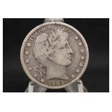 1905-O Barber Silver Half Dollar
