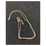 .925 Silver 18" Chain - Italy   3.g   B2