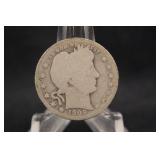 1909-S Barber Silver Quarter